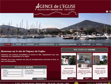 Tablet Screenshot of agence-eglise.net